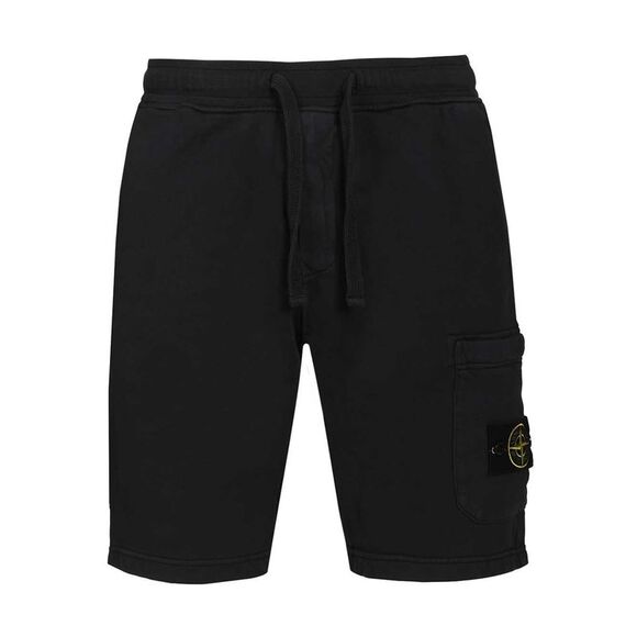 Stone Island Men Organic Cotton Fleece Bermuda Shorts